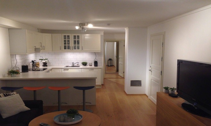 Økern Apartamento | Acogedor apartamento en el sótano cerca del centro de Oslo