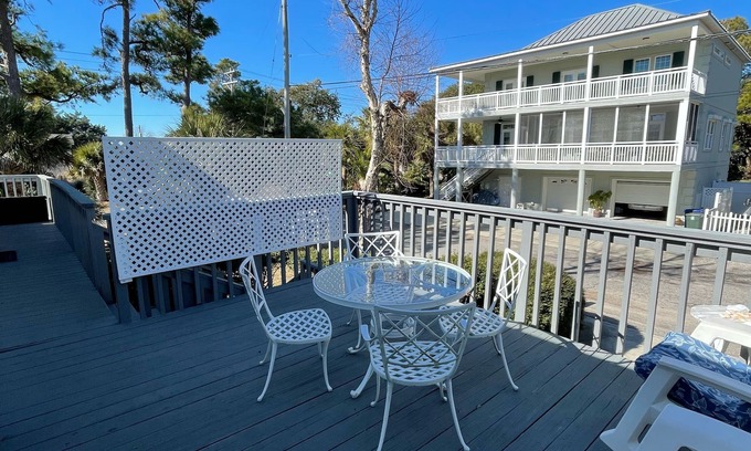 Windy Hill Casa | Cozy beach home with inviting, sunny pool & charming private deck/pets welcome