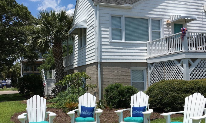 South Harbor Island Cabaña | Cozy Beach Cottage on South Harbor Island, Water Views, Wrightsville Beach, NC