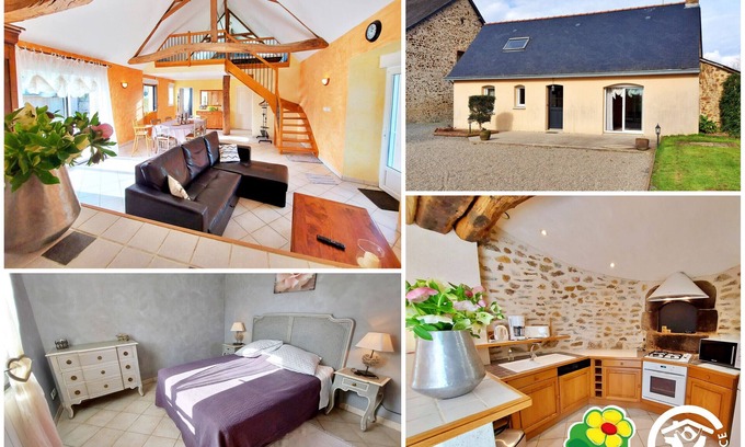 Courbeveille Cabaña | Casa de vacaciones rural con jardín, en plena naturaleza