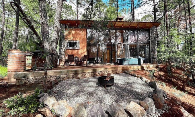 Huasca De Ocampo Casa | Cozy cabin con jacuzzi Huasca Retreats