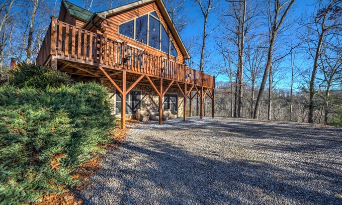 Waynesville Cabina | ¡Disfruta de Mountain Cabin Life cerca de Maggie Valley en Sunrise Ridge!