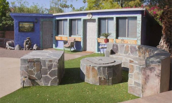 Palm Desert Cabaña | LEGAL (casa principal ocupada por el propietario) - con su exclusivo y privado patio trasero