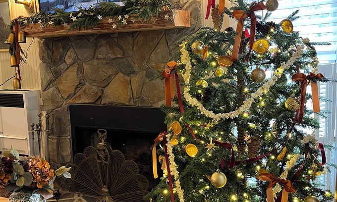 Altamont Cabaña | Cozy Christmas Cottage on Linville River- Fireplace & pet-friendly