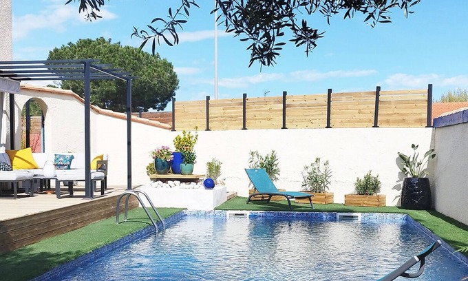 Cabestany Casa | Acogedora Villa Confort Wifi - Piscina - 8km playa