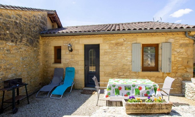 La Roque-Gageac Cabaña | Casa en el Corazón de Périgord con Terraza y Barbacoa