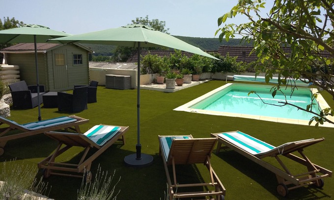 Pinsac Casa | Acogedora casa de campo con piscina cerca de Rocamadour