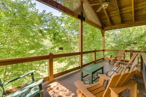 Hayesville Casa | Cozy Creekside Cabin with Fire Pit and Views!