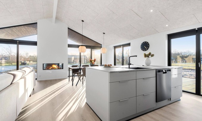 Bork Havn Casa | Acogedora casa en Hemmet con WiFi