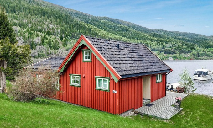 Leksvik Casa | Acogedora casa en Mosvik con vistas al.