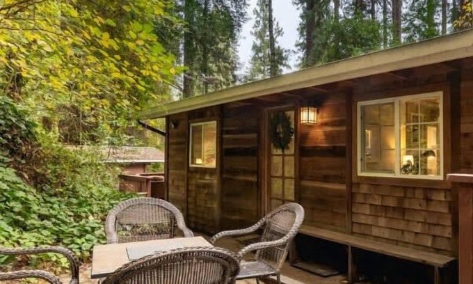 Brookdale Casa | Cozy Home - in the redwoods with hot tub!