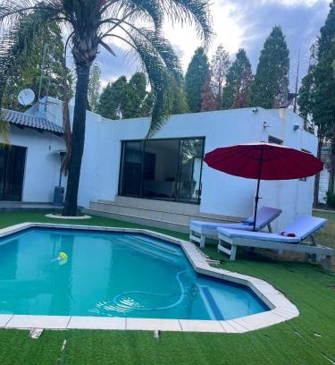 Lone Hill Casa | Cozy home with a pool in a leafy suburb of Lonehill, wake up to the sound of trees & birds!