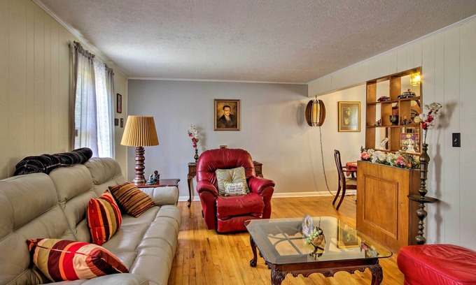 Aiken Casa | ¡NUEVO! Acogedora casa en Aiken con gran patio, 2Mi al golf