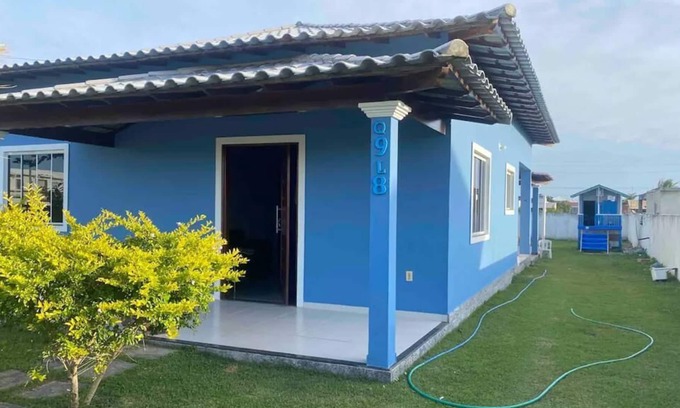 Sao Vicente de Paula Casa | Cozy house with swimming pool in condominium with lagoon.