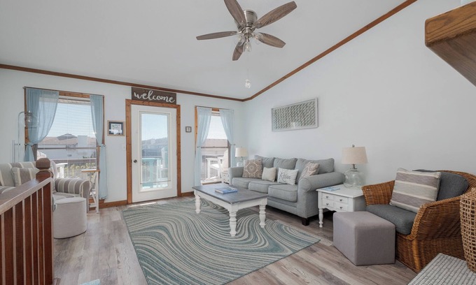 Kitty Hawk Casa | Sea Glass Shack | Kitty Hawk | Sea Dunes Townhomes | Vistas al mar | Duerme 4