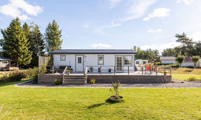 Hammar Chalet De Esquí | Cozy mobile home near sandy beach | SE11015