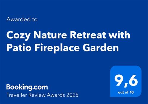 gmina Maciejowice Chalet De Esquí | Cozy Nature Retreat with Patio Fireplace Garden