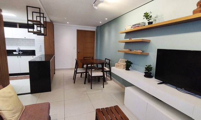 Manaira Apartamento | Manaíra, 2 cuartos de galón (1ste), 100 m del mar, vista panorámica, excelente ubicación, nuevo