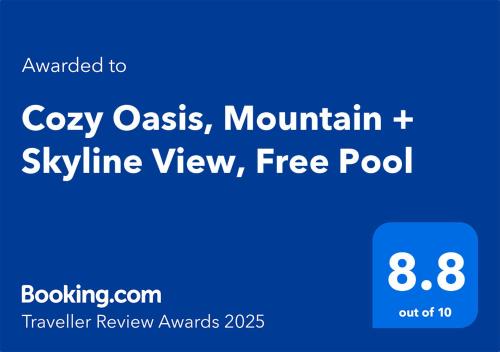Matandang Balara Apartamento | Cozy Oasis, Mountain + Skyline View, Free Pool