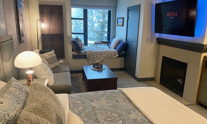 Mammoth Lakes Apartamento | Cozy & Pet friendly Studio at Monache Resort in Village