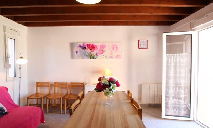 Surtainville Cabaña | Casa para familias con jardín privado y cerca del mar