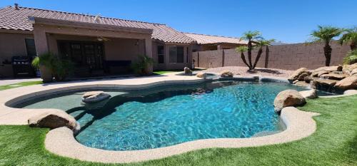Springer Ranch Casa | Cozy spacious house, pool heater, spa, firepit