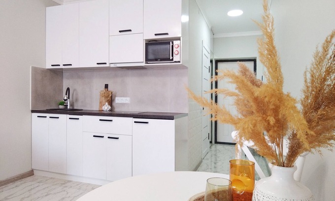 Bouvet Island Apartamento | Cozy "Spica" apartment with mountain view in Almaty + AC, WiFi