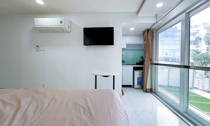 Phu My Hung Apartamento | Cozy studio in D7 with chill rooftop