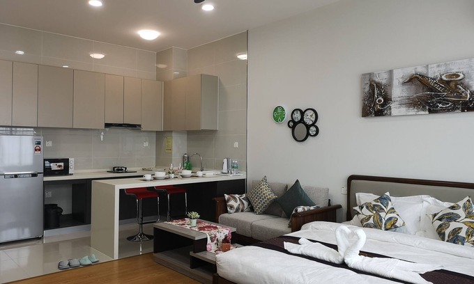 Johor Bahru Apartamento | Acogedor estudio 2pax l Country Garden Danga Bay