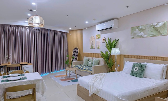 Thang Tam Apartamento | Cozy Studio Apartment With Pool & Sea View