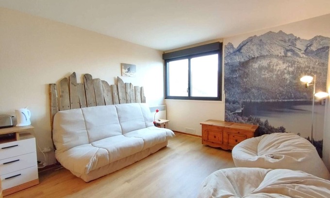 Pla d'Adet Apartamento | Estudio acogedor 4 pers en St-Lary con kitchenette equipada