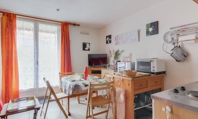 Esquieze-Sere Apartamento | Estudio para 4 personas con jardín y parking en zona tranquila