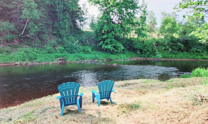 Amherst Apartamento | Cozy Studio Hot Tub Fishing ATV trails