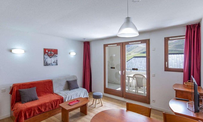 La Mongie Apartamento | Estudio acogedor con piscina cubierta, gimnasio y parking en Bagnères-de-Bigorre