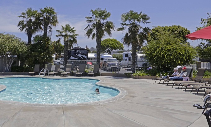 Oceano Cabaña | Cozy Vacation Cottage 100 at Pismo Sands RV Resort