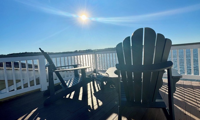 Littleton Casa | Cozy Waterfront Lake House with Stunning Views & Private Dock