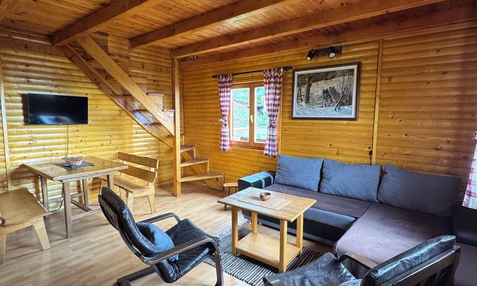 Kremna Cabina | Cozy Wooden Cabin on Tara 1320m Altitude Sleeps 6 Stunning Views