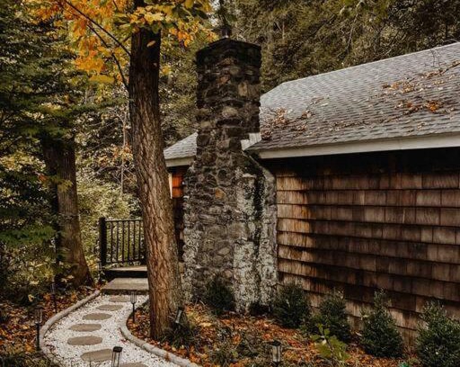 Gaylordsville Casa | Creek Side Cabin with Wood Fired Hot Tub and Fire Pit