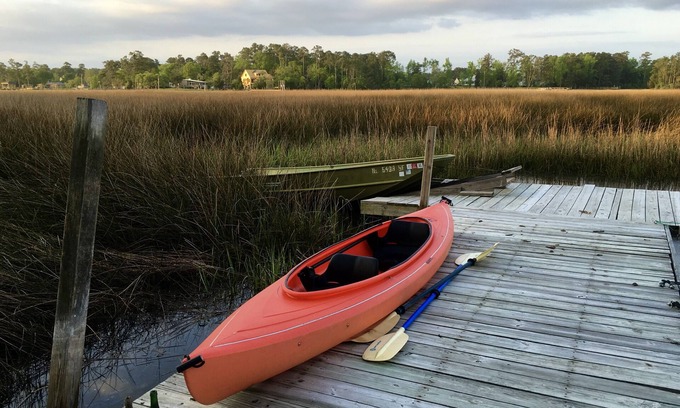 Wilmington Apartamento | Creekside by the marsh