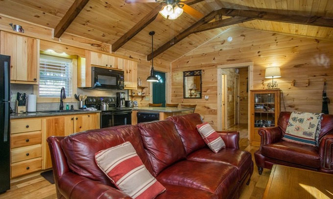 Pisgah Forest Casa | Cabaña Creekside cerca del bosque de Pisgah