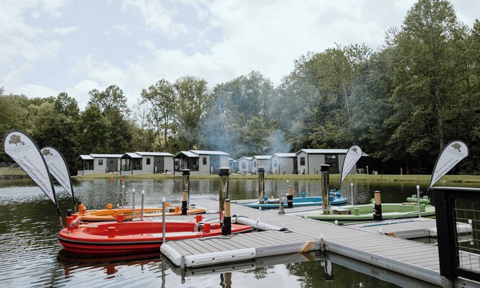 Pittman Center Casa | Creekside Modern Tiny Home - Firepit - Racoon Cabin