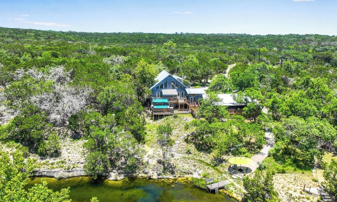 Wimberley Casa | Creekside Vista Escape I Families, Water, Hot tub