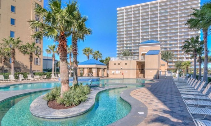 Gulf Shores Condominio | Torre de cristal - Hermosa vista de la laguna del Golfo! 1010 West Beach