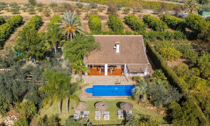 Alhaurin el Grande Villa | Cubo's Villa Cortijo La Indiana / piscina privada / aire acondicionado / wifi gratis / BBQ