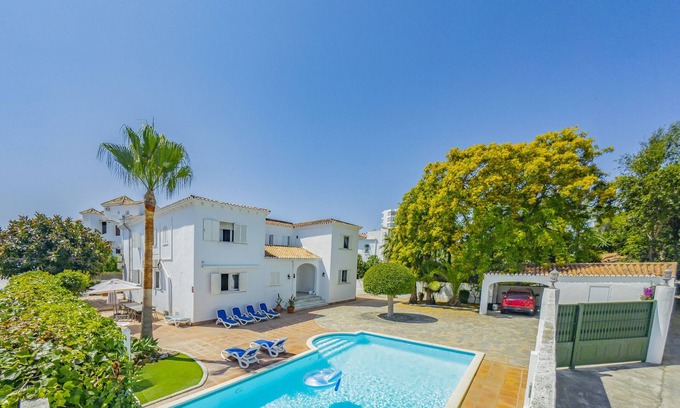 La Cala de Mijas Villa | Cubo's Villa La Butibamba / cerca de playa / piscina privada / aire acondicionado / wifi gratis
