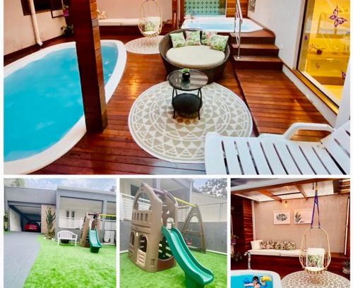 Guabirotuba Casa | CWB 997 com piscina aquecida jacuzzi e Playground