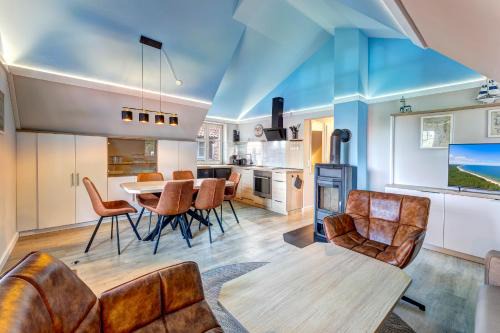 Ueckeritz Apartamento | Dünenhaus Ückeritz UnserUsedomDe FeWo ca75qm mit privater Sauna und Kamin Parkplatz direkt am Strand 10I3