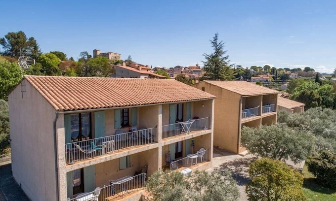 Greoux-les-Bains Apartamento | T1 (D) planta baja naturaleza tranquila sur terraza estacionamiento