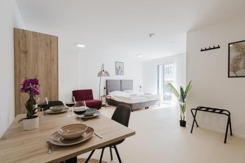 Passau Apartamento | Das InnSight Appartementhaus - Appartements mit Küchen für Lang und Kurzzeitaufenthalte