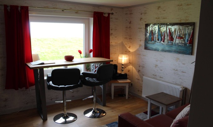 Norderhafen Apartamento | Dat Kapitänshus - Apartment Halligblick - Halligblick